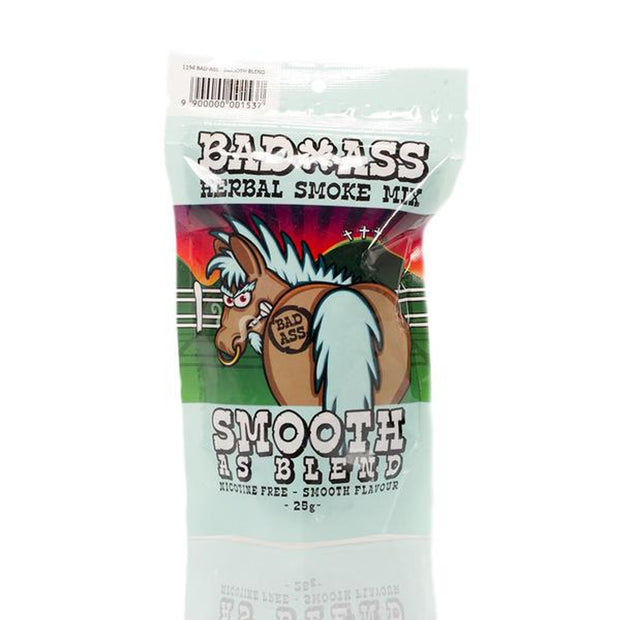 BAD-ASS SMOOTH AS BLEND HERBAL SMOKE MIX -25g