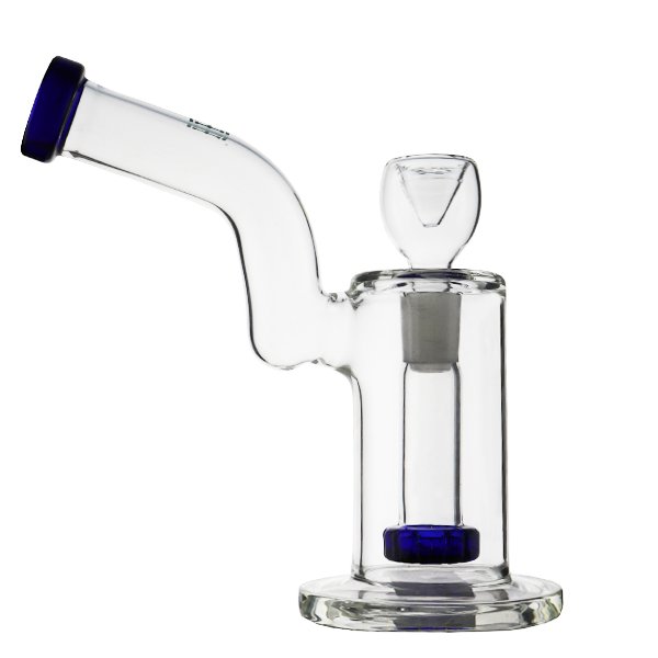 Small Bent Waterpipe With Showerhead Filter – 13cm