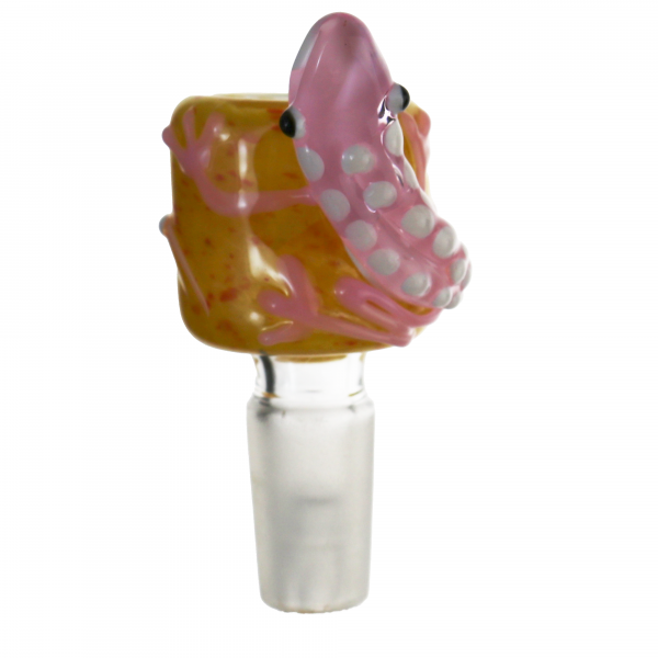 Colored CP Cone Piece with 3D Gecko Design 14mm