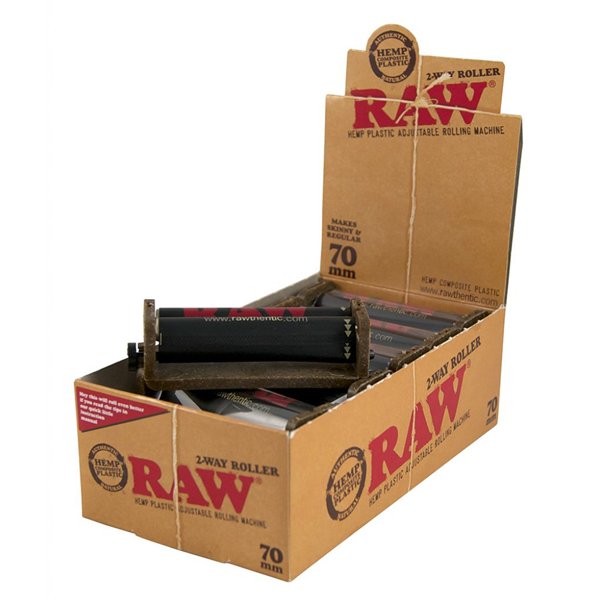 Raw 2 Way Hemp Plastic Rolling Machine – 70mm Size (1 unit)