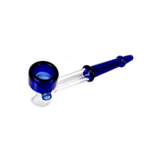 Glass Hand Pipes Pyrex Glass Tobacco Spoon Pipes big Bowl Unique Pot Pipes Smoking Pieces 12cm glass oil burner pipe