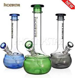 9.5 inch HF107 14mm Glass on Glass with Built in Stem