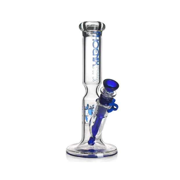 Phoenix Glass Straight Tube Bong 10 inches 14mm