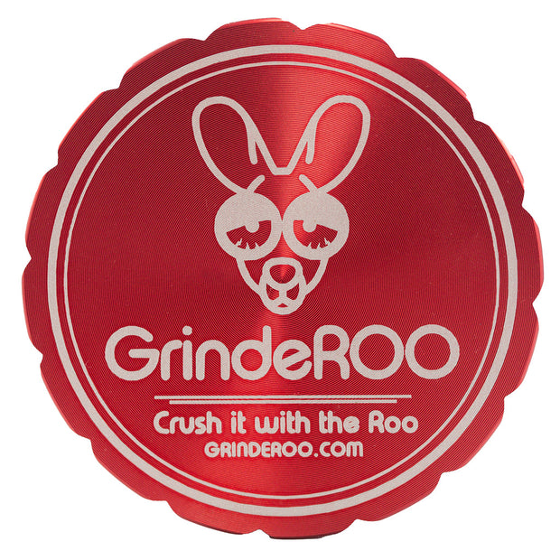 GrindeROO 4 Piece Premium Metal Herb Grinder - The 'OG'