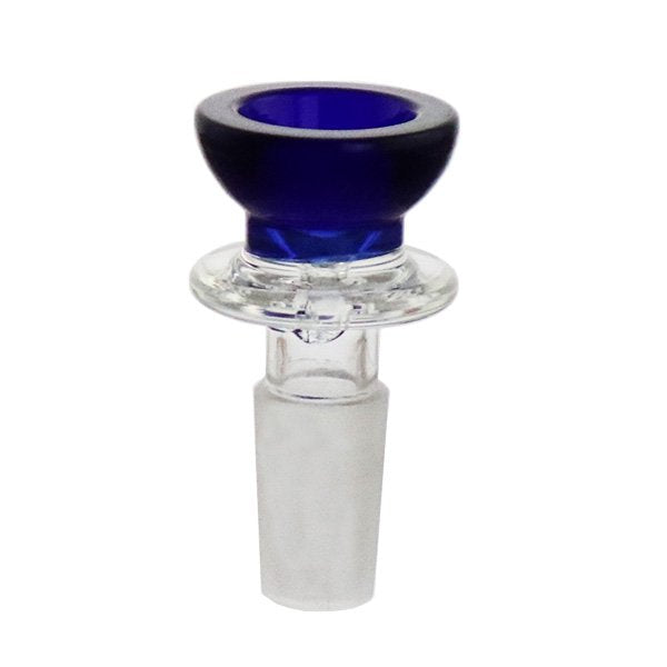 Blue Mother Ship 14mm Glass Cone Piece